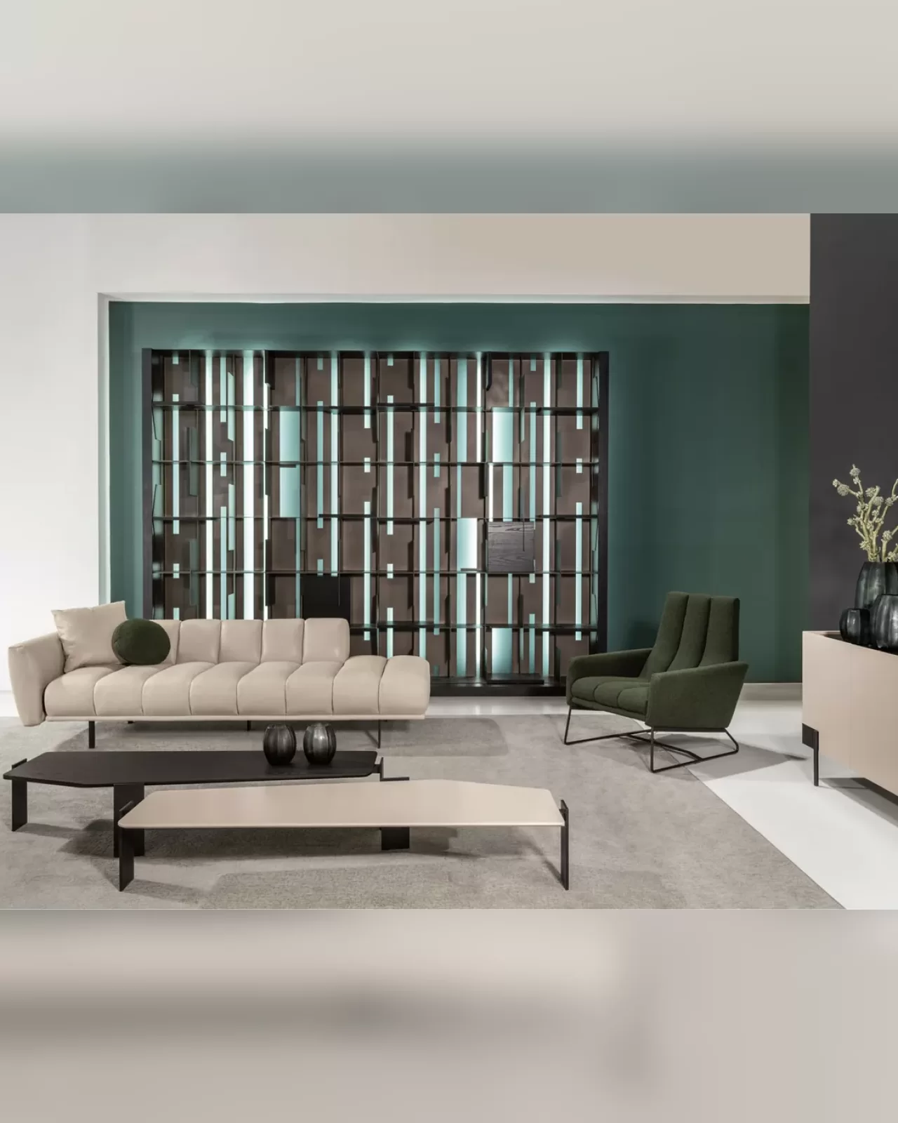Blockbau Modular Sofa, Cantori sofa made in Italy