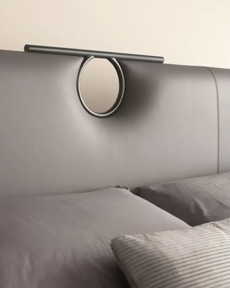 Bay 2 Bed, Cantori upholstered bed made in Italy