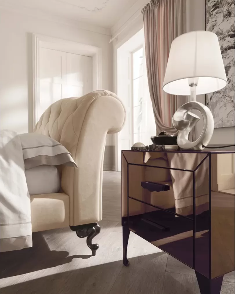Adone Bedside Table, Cantori bedside table made in Italy
