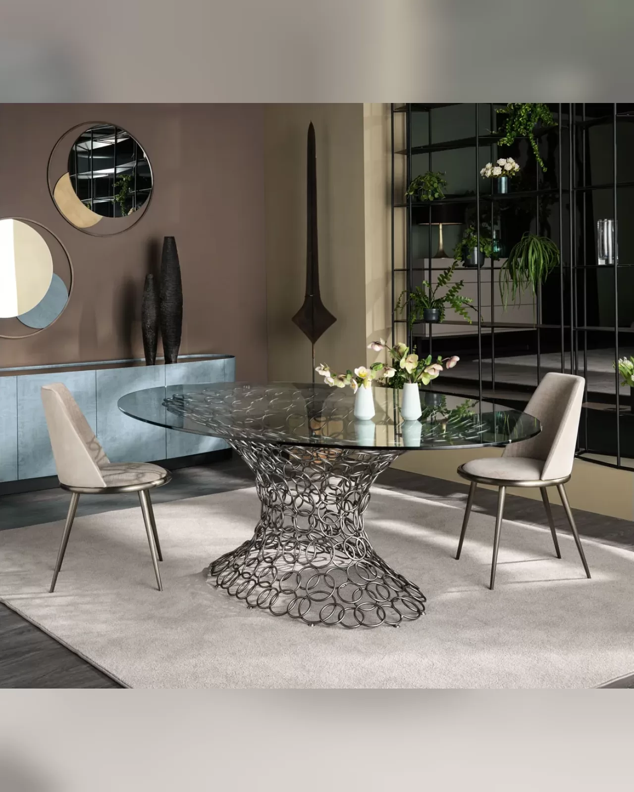 Aurora Imbottita Dining Chair, Cantori dining chair made in Italy