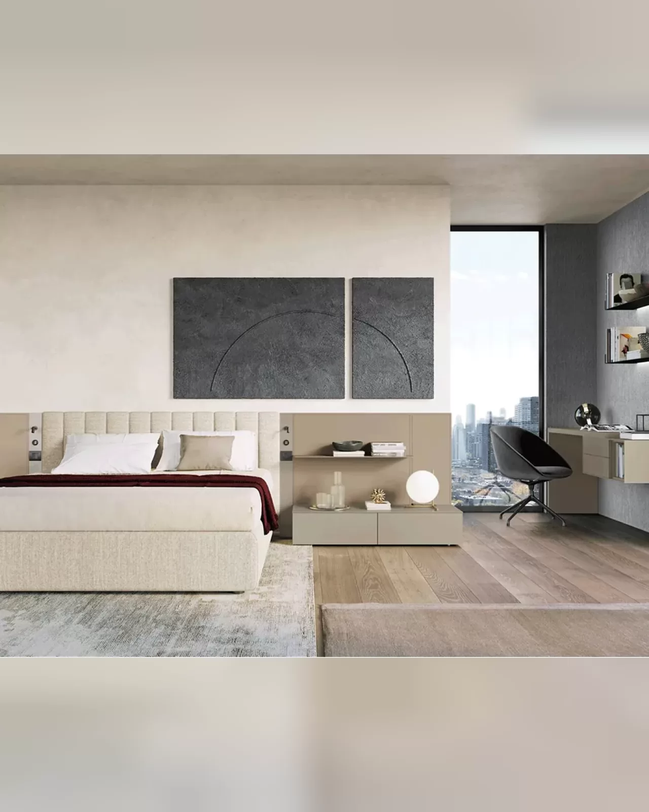 Modula Desk, Dall'Agnese desk made in Italy