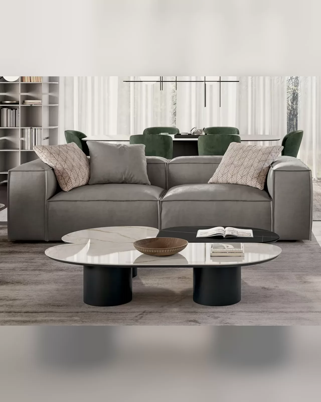 Atollo Coffee Table, Dall'Agnese coffee table made in Italy