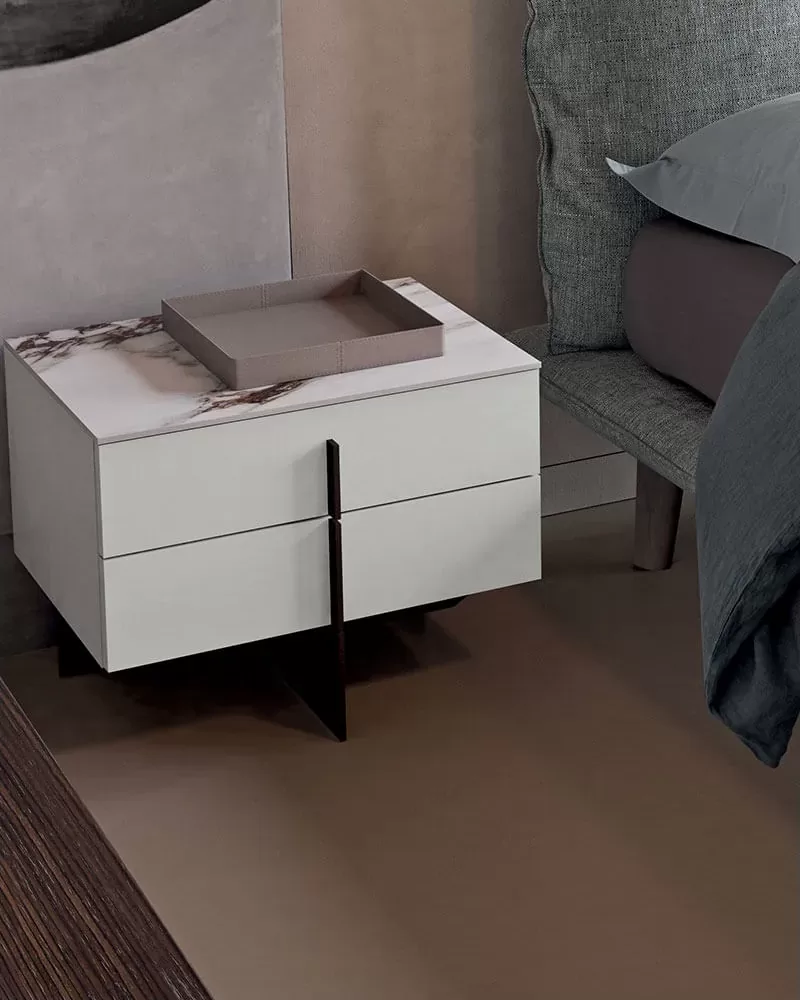 Katana Nightstand, Dall'Agnese nightstand made in Italy