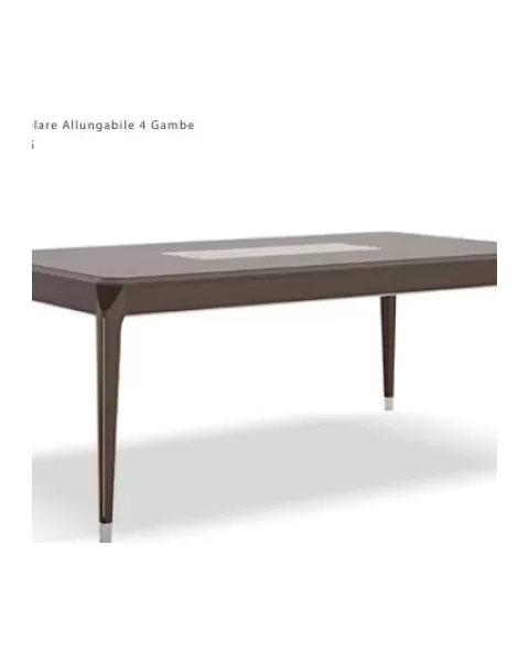 Icon Extendable Rectangular Table, Francesco Pasi dining table