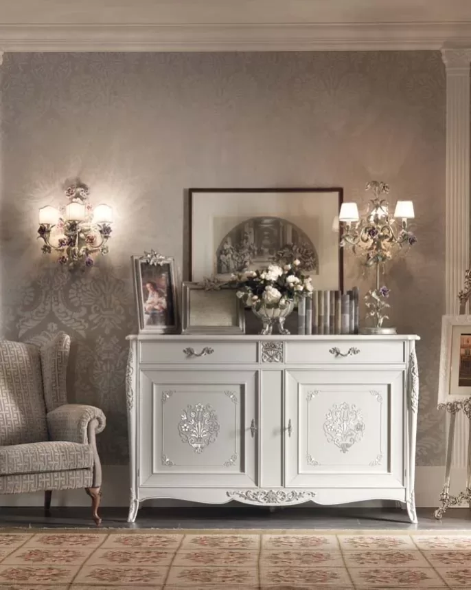 Gran Guardia Sideboard, 2 Doors by Francesco Pasi, Gran Guardia classic Venetian furniture