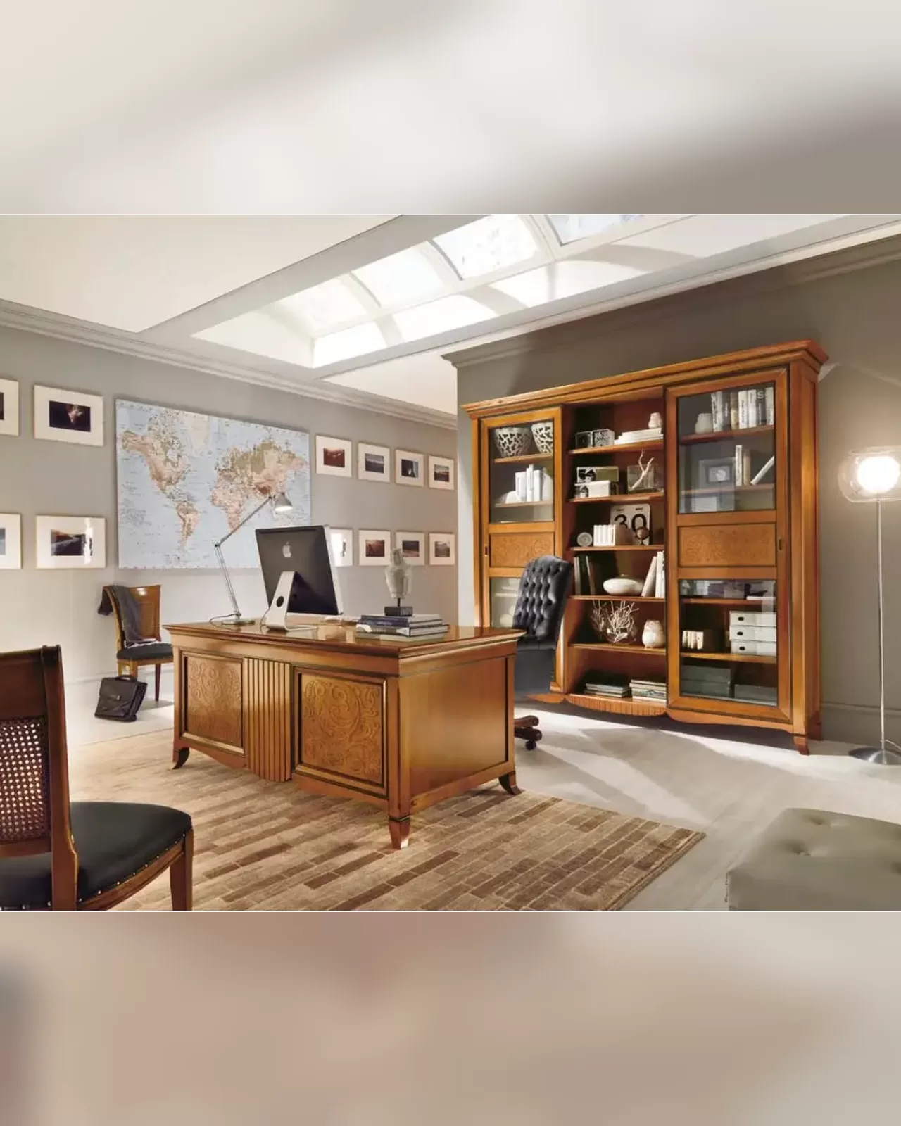 New Deco Bookcase, Sliding Glass Doors, New Deco bookcase by Francesco Pasi