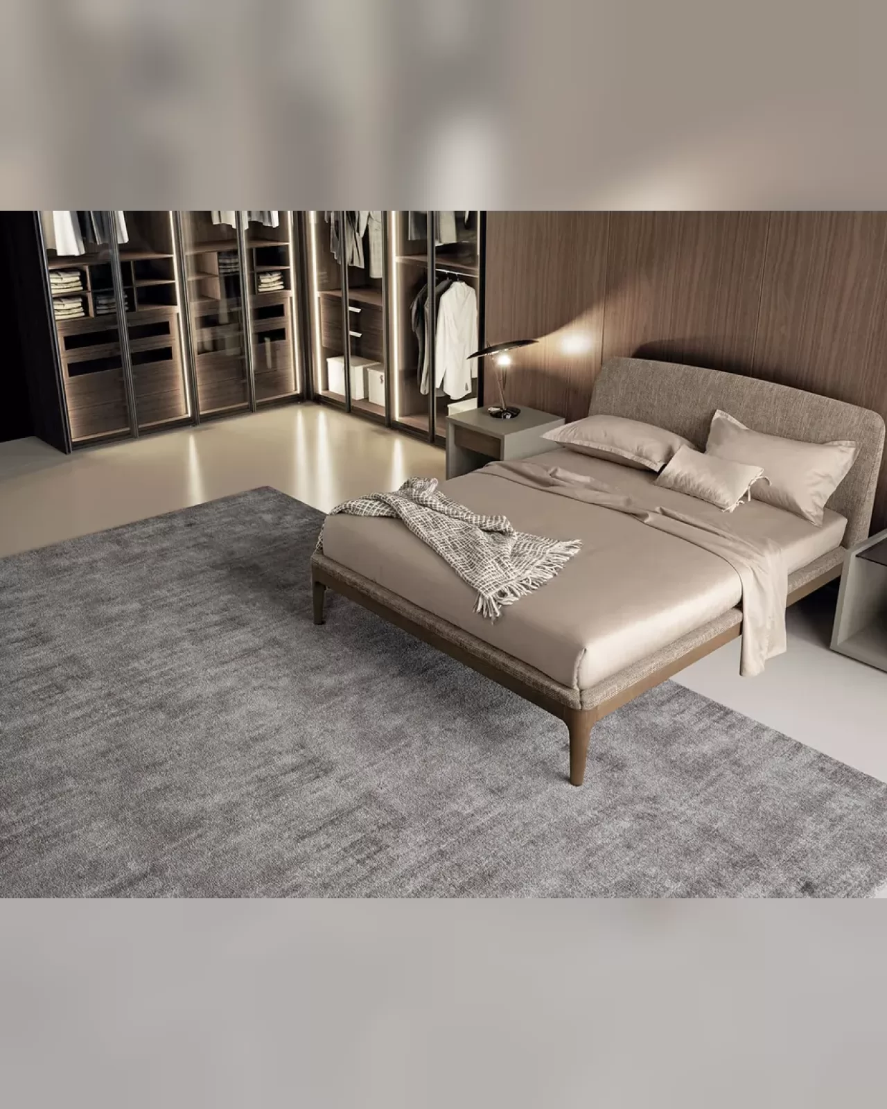 Elegance Bed by Dall'Agnese, contemporary upholstered Italian bed