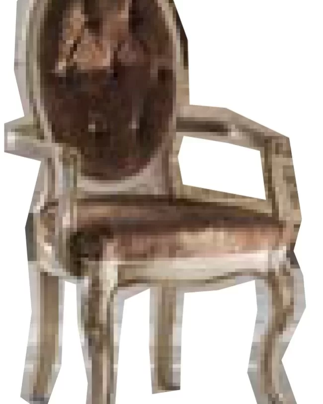 Gran Guardia Tufted Carved Armchair, Fabric by Francesco Pasi, classic living room