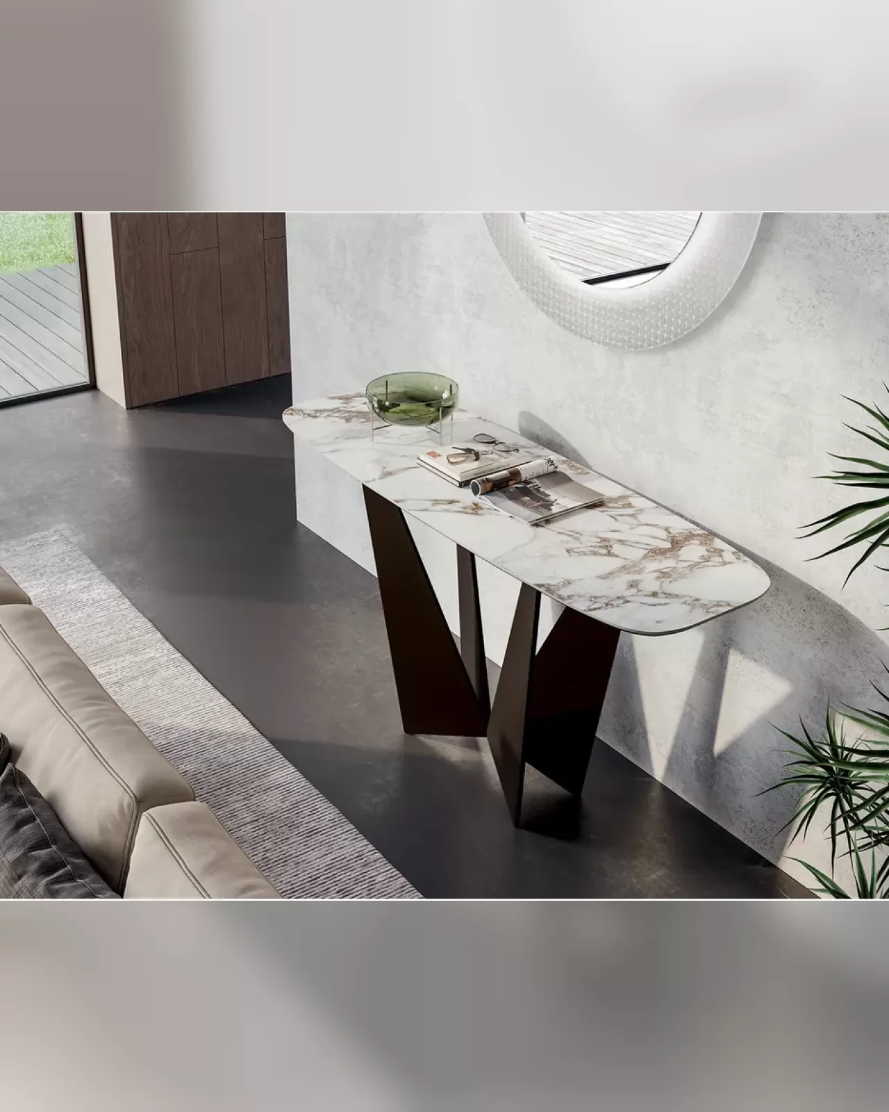 Eiffel Console by Dall'Agnese, contemporary Italian console table