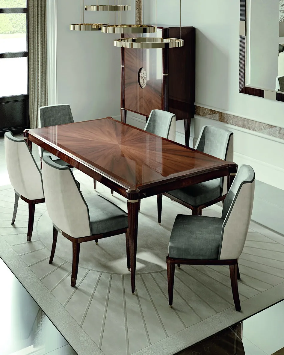 Ellipse Dining Chair by Francesco Pasi, Ellipse upholstered dining chair