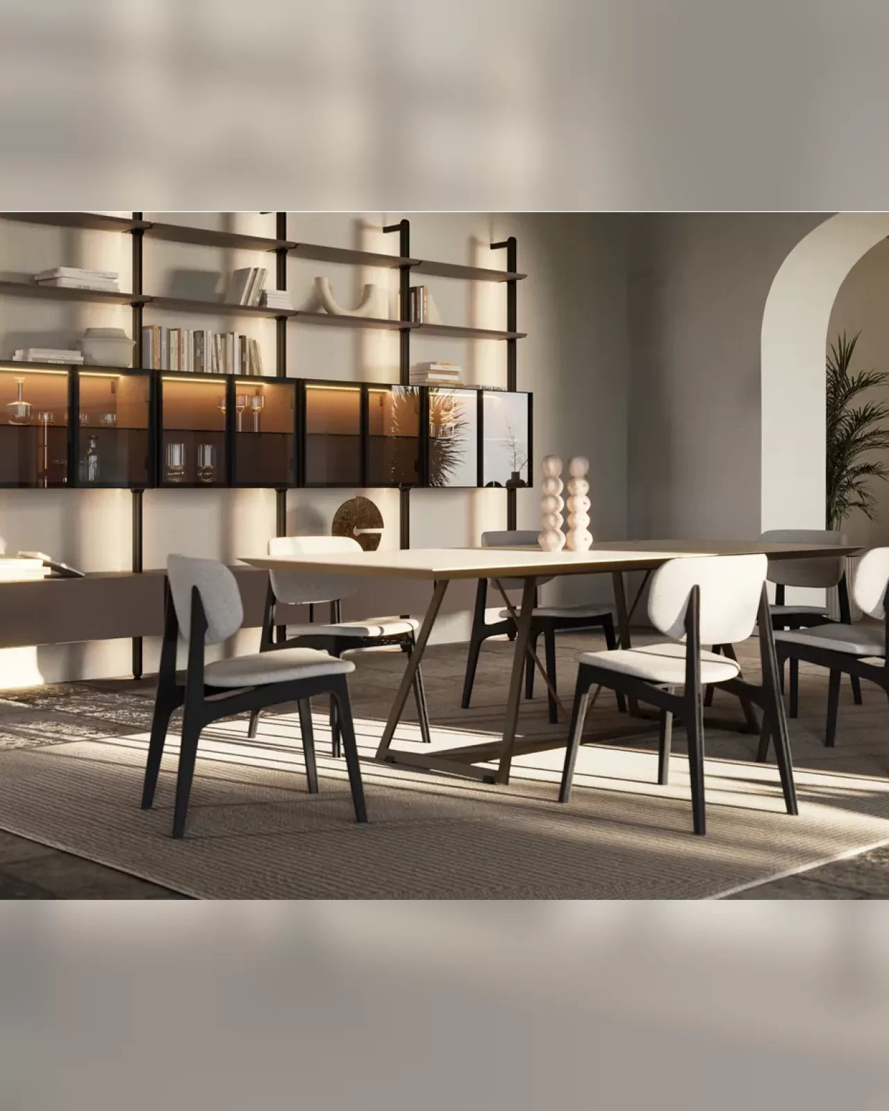 Float Dining Chair by Dall'Agnese, contemporary Italian dining furniture