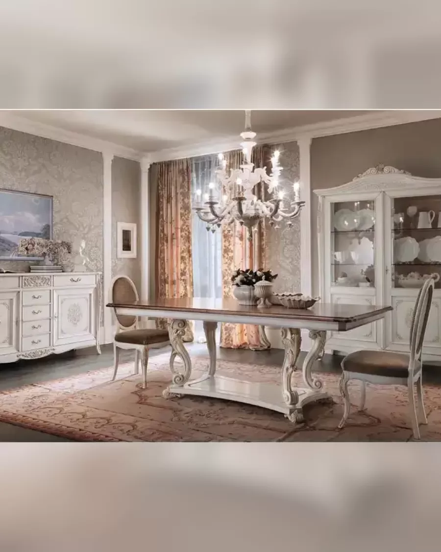 Gran Guardia Dining Table 2007 by Francesco Pasi, Gran Guardia classic Venetian dining furniture