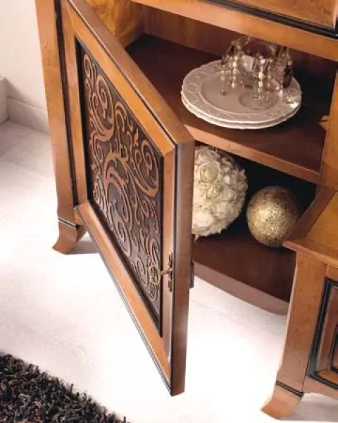 Tavolo rettangolare allungabile New Deco di Francesco Pasi, tavolo da pranzo classico