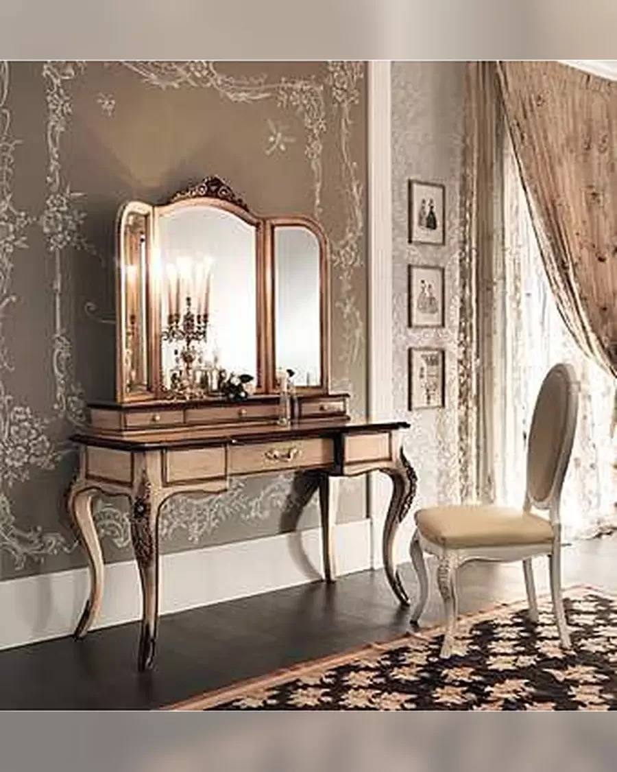 Ellipse Dressing Table by Francesco Pasi, luxury bedroom furniture