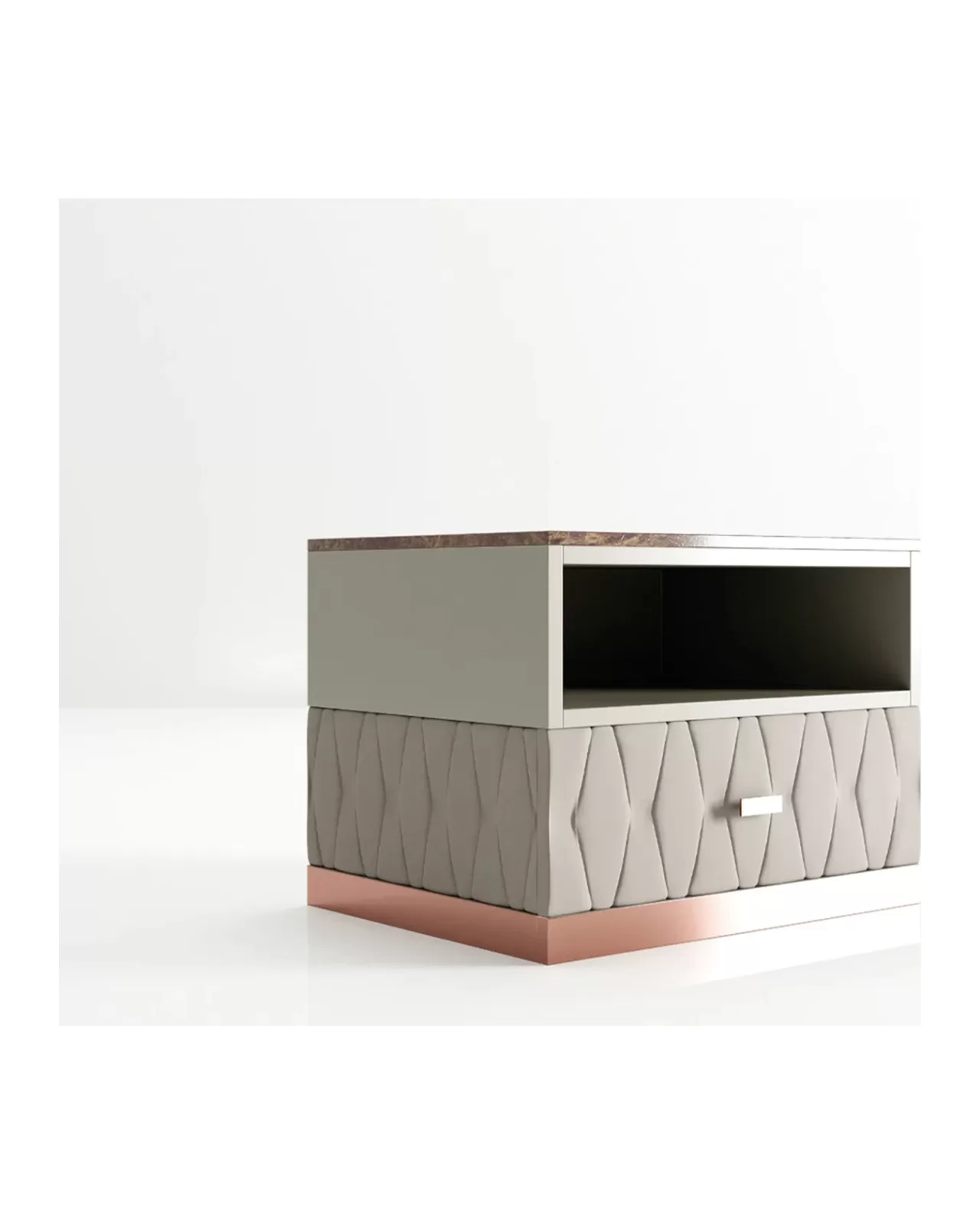 Nefrite Nightstand, Epoque nightstand for a luxury bedroom