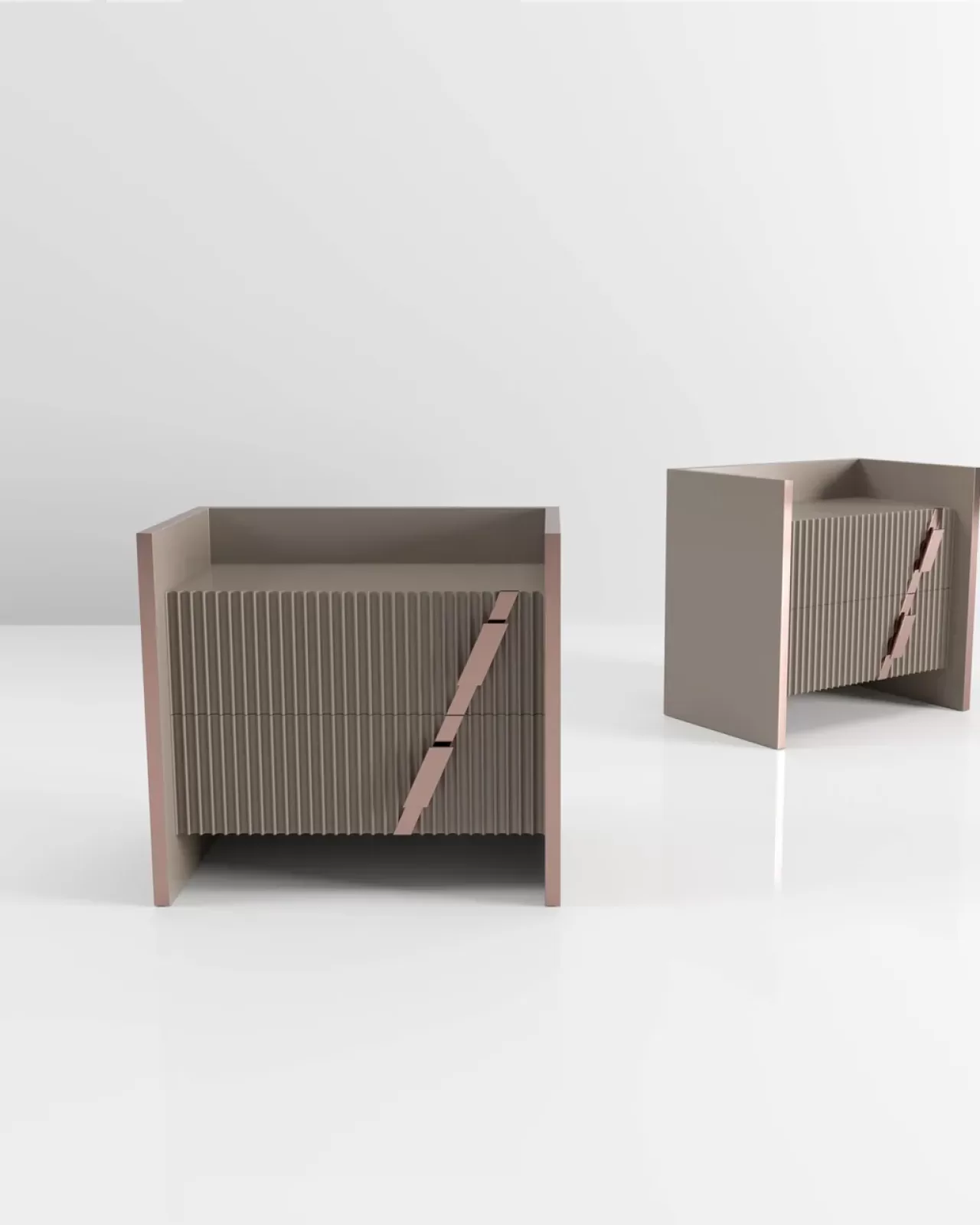 Mochi Nightstand, Epoque nightstand for a luxury bedroom