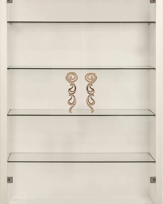 George Glass Cupboard by Cantori, Italian cabinet for a living room