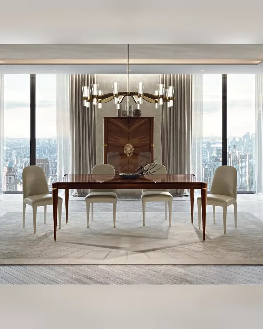 Ellipse Extendable Dining Table by Francesco Pasi, Italian dining table