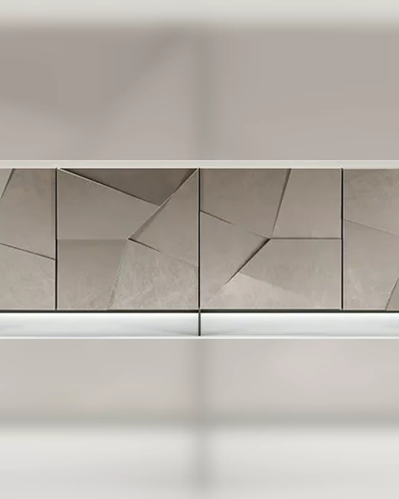 Concrete Sideboard by Dall'Agnese, contemporary Italian sideboard