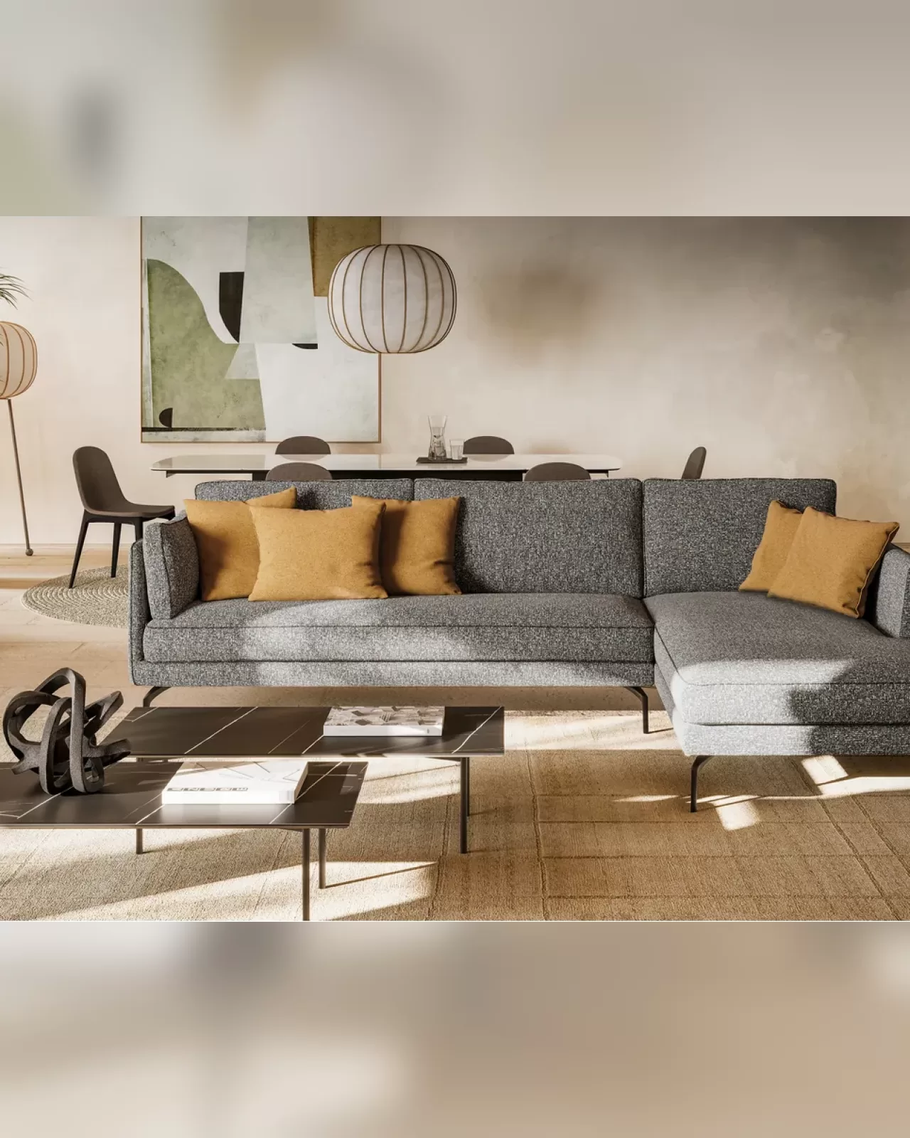 Milton Sofa, contemporary Italian sofa by Dall'Agnese