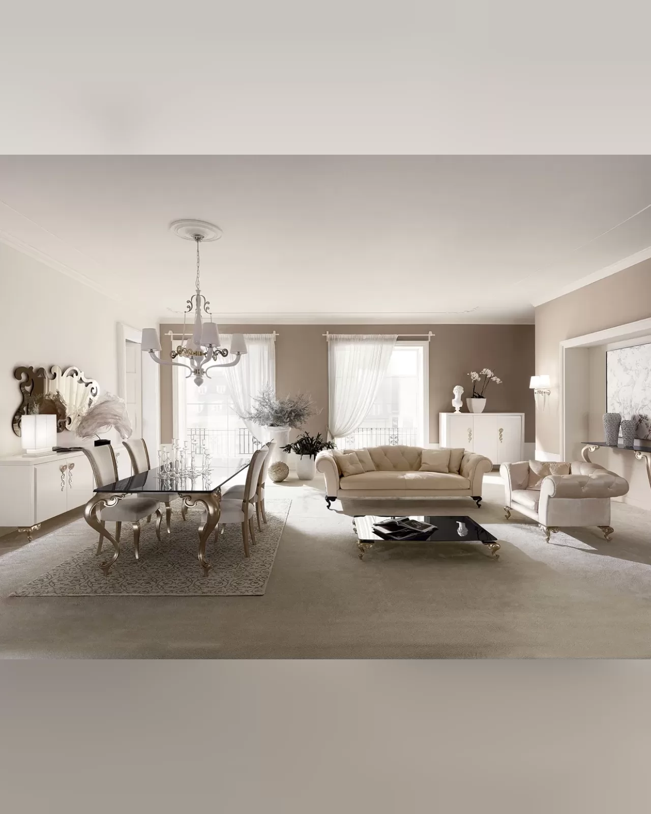 George Sofa, modern Cantori sofa for a living room