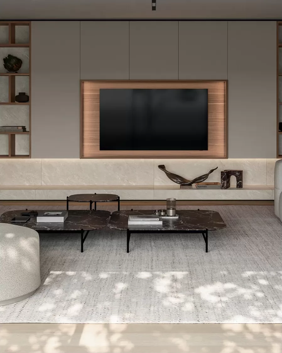 Frame TV Panel by Dall'Agnese, modern TV unit