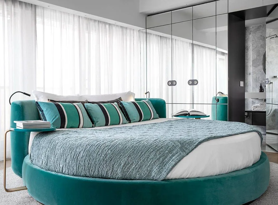 Letto Circle di Softhouse, mobili di lusso per la camera da letto