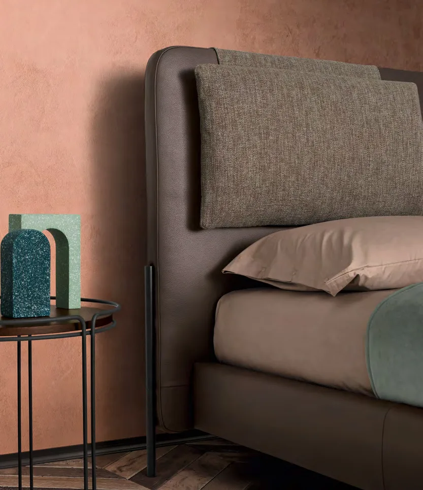 Letto Ditre Italia, letto imbottito di lusso