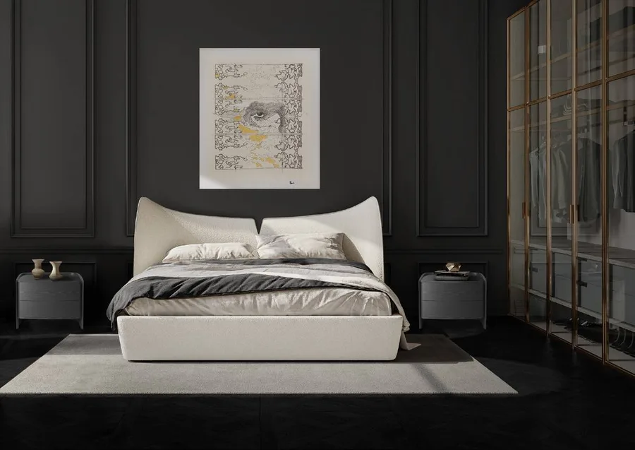 Letto Wayne Enterprises Home di Formitalia, mobili di lusso per la camera da letto