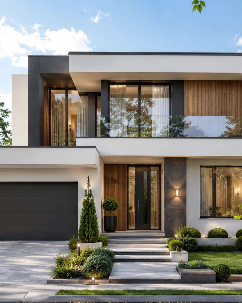 Facade design concept, image 2 of 5, Nobili Design exterior project for a private house