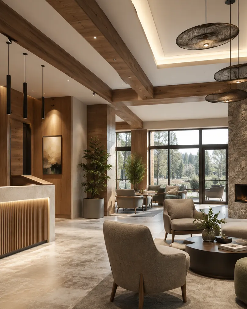 Hotel interior design studio work, image 4 of 8, Nobili Design concept for a boutique hotel