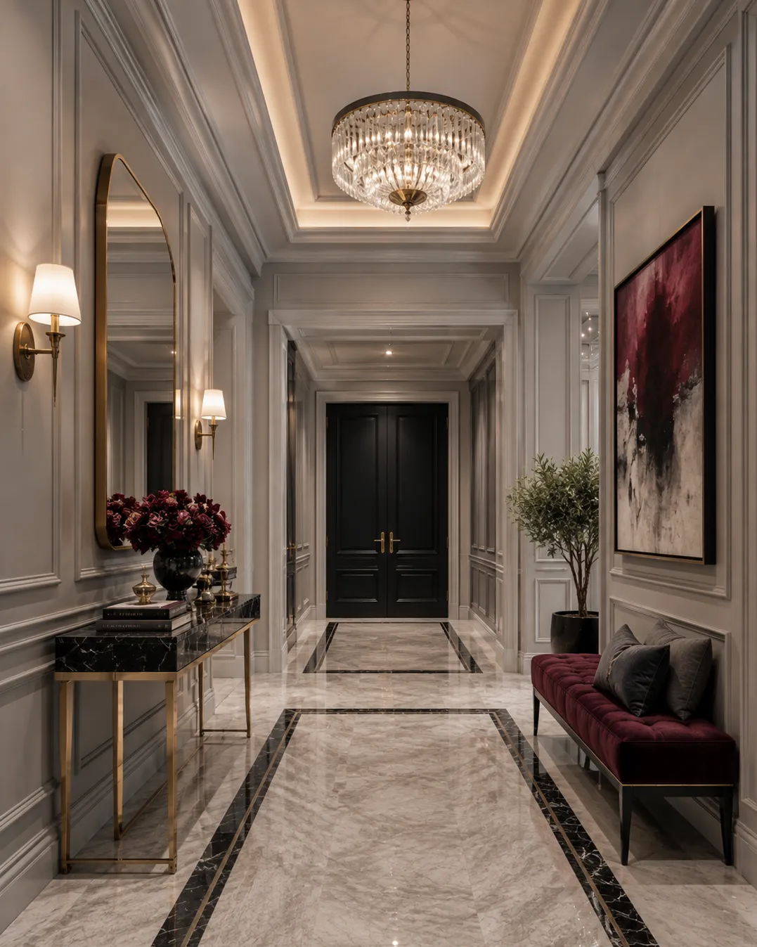 Luxury interior design project by Nobili Design, interior designer for refined residential and commercial spaces