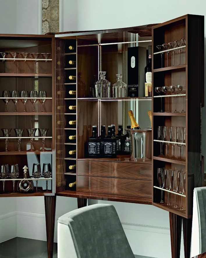 Ellipse Bar Cabinet, image 3 of 4, by Francesco Pasi