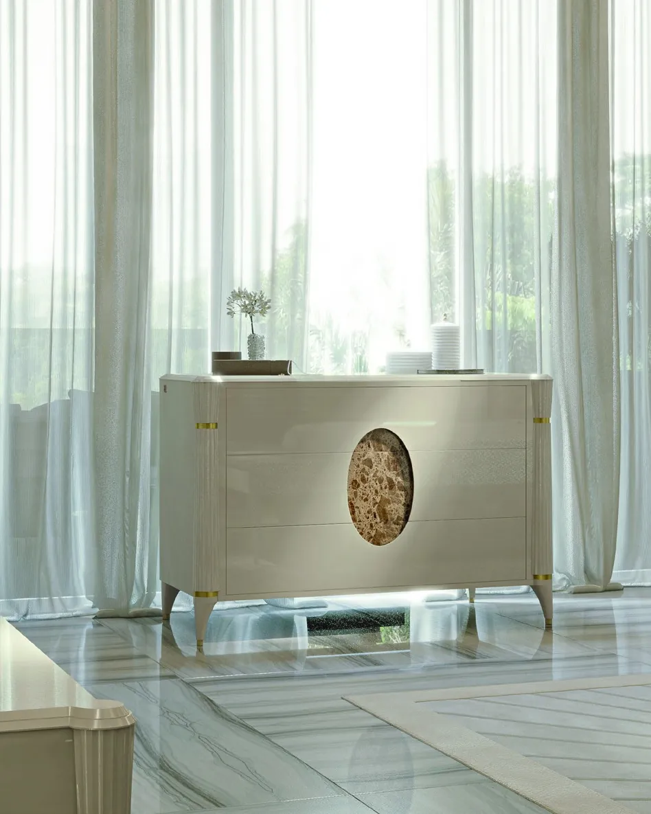 Ellipse Chest of Drawers, Bedroom Furniture, by Francesco Pasi