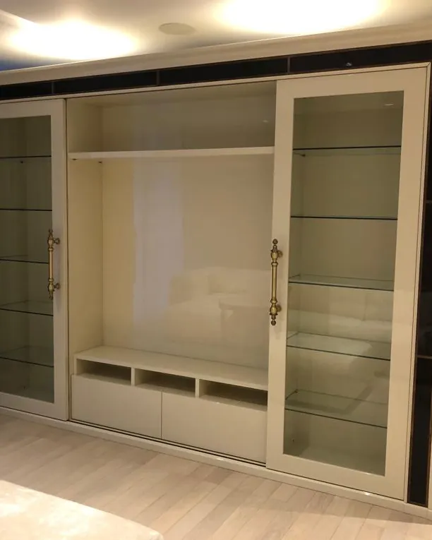 Ellipse Wall Unit with Sliding Doors, image 2 of 3, by Francesco Pasi
