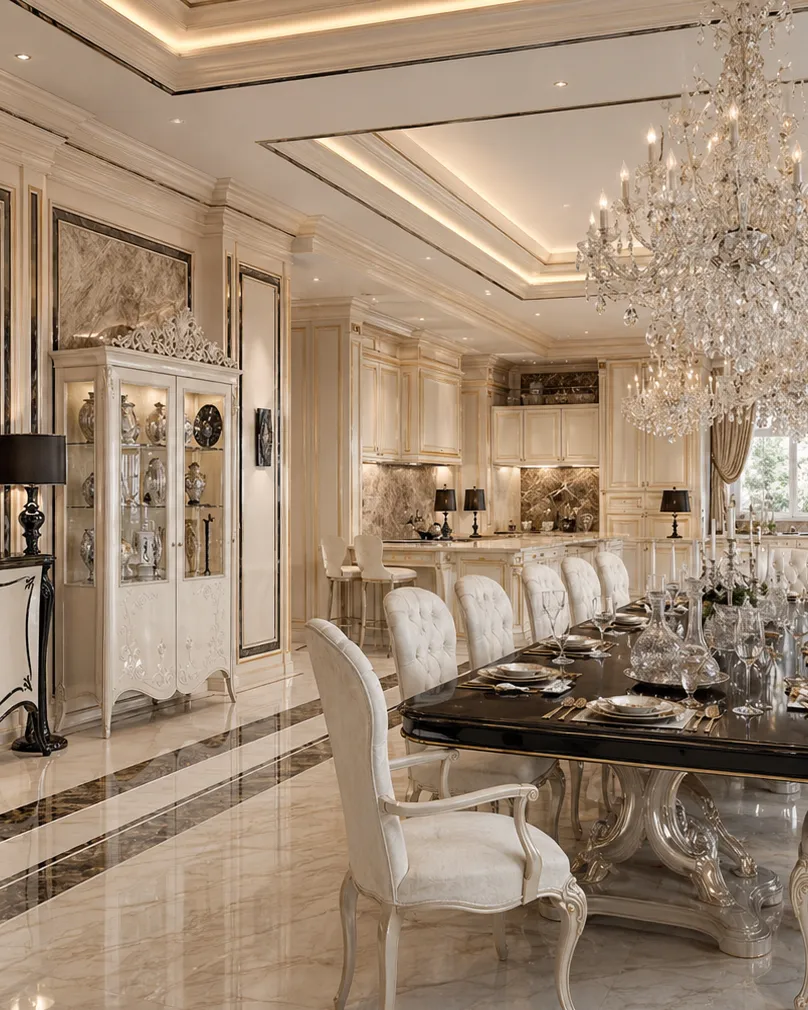 Villa interior designer concept, image 2 of 4, Nobili Design project for a private residence