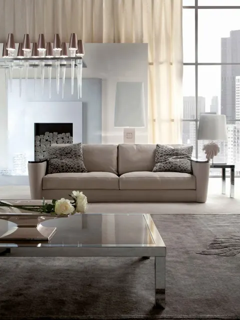 Divano fisso Daydream di Giorgio Collection, idee per divani italiani di lusso per il soggiorno di famiglia