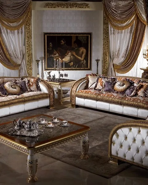 Mobili classici per il soggiorno Charme di Cappelletti, design italiano
