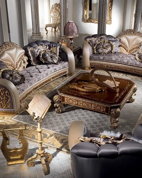 Cappelletti Imperial Living Room, Italian furniture for a villa living room