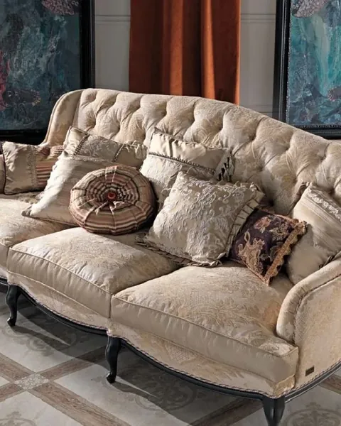Epoque Classic Sofas, Italian furniture for a villa living room