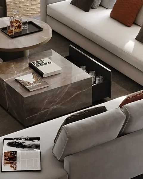 Epoque Nuvola Living Room, image 3 of 3, Italian furniture for a luxury living room
