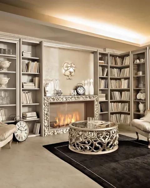Epoque Opera Unica Living Room, Italian furniture for a luxury living room