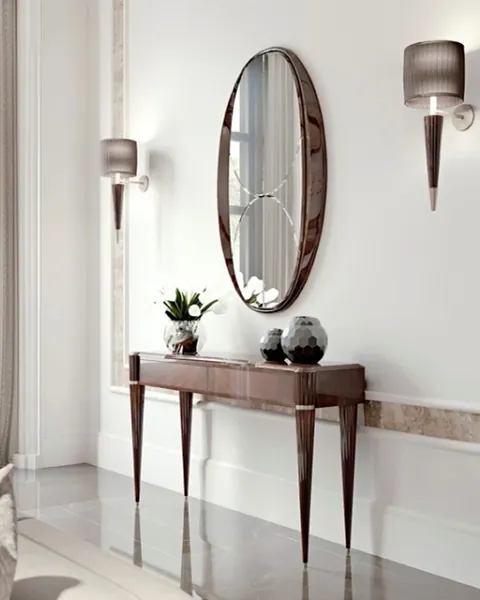 Francesco Pasi Ellipse Console, Italian furniture for a luxury living room