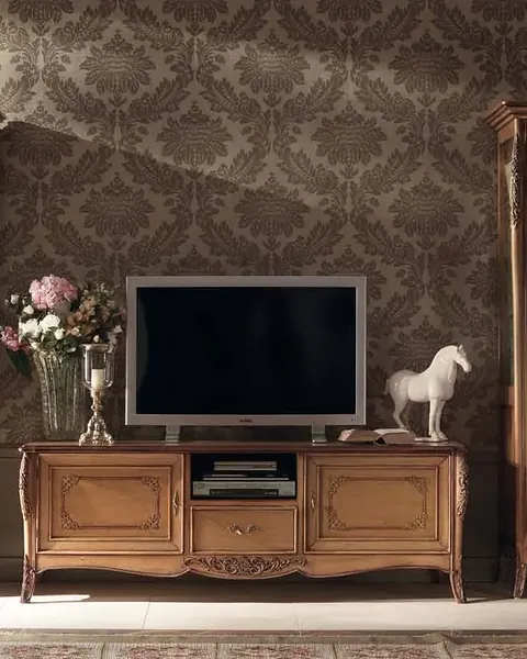Francesco Pasi Gran Guardia TV Unit, Italian furniture for a luxury living room