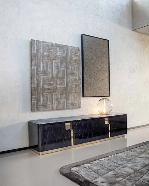 Base TV Charisma di Giorgio Collection, design italiano per soggiorno moderno