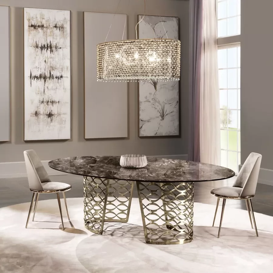Table de repas Isidoro de Cantori — vue d’ensemble