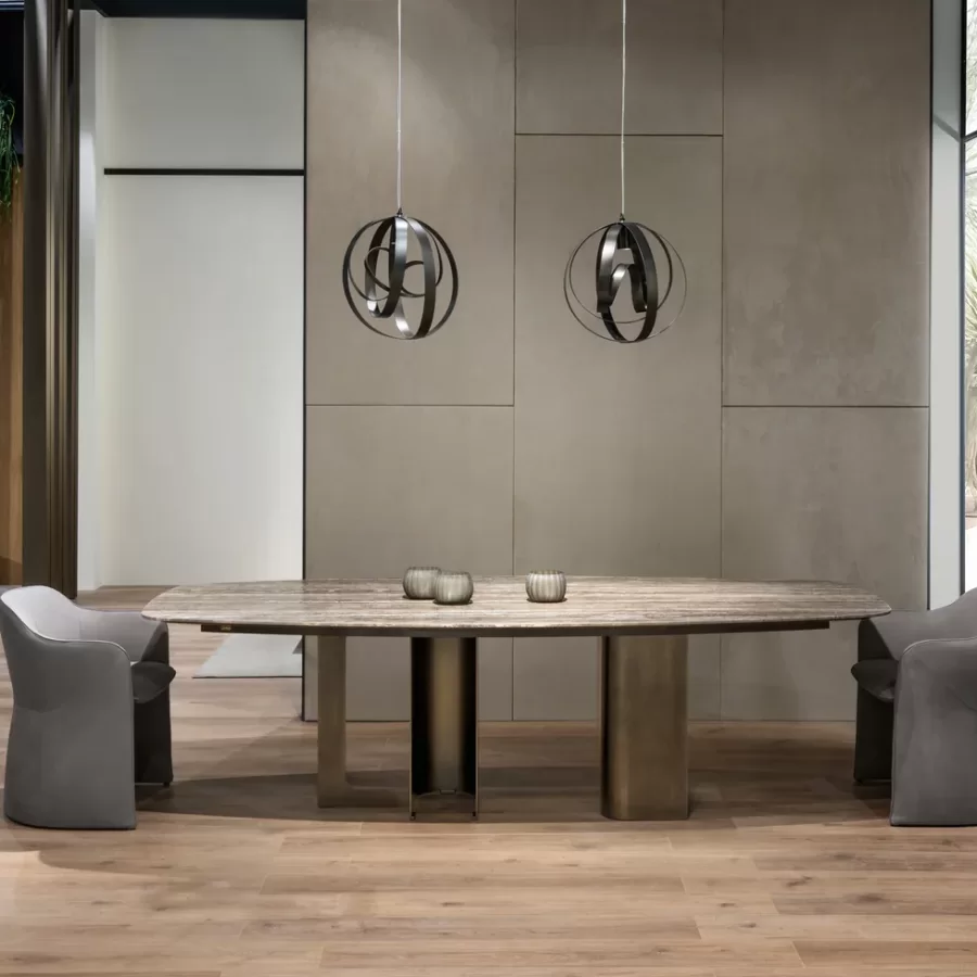 Table de repas Mirage 2 de Cantori — vue d’ensemble