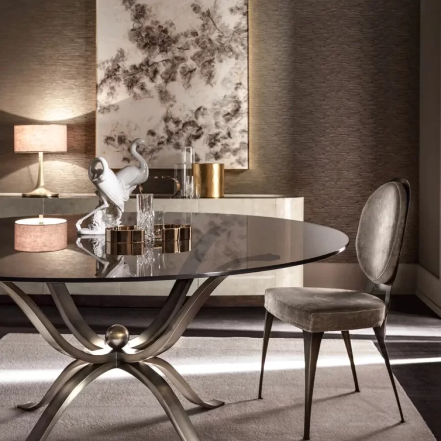 Chaise Miss de repas à dossier rembourré de Cantori — vue d’ensemble