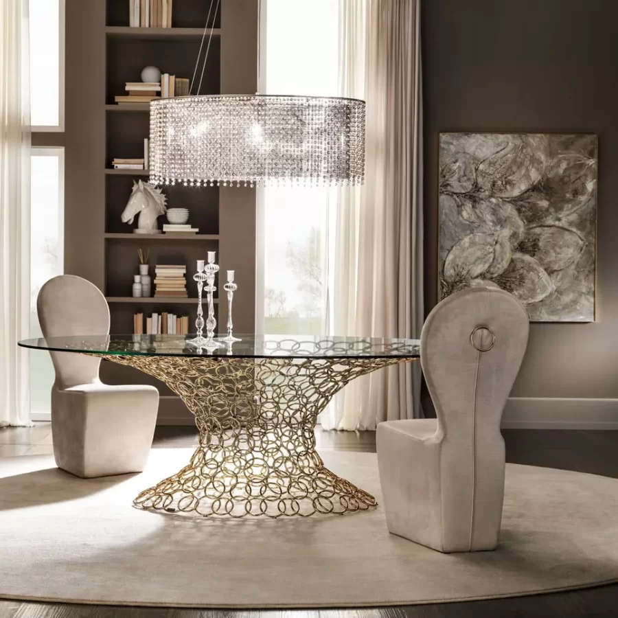 Table de repas Mondrian Art Form de Cantori — vue d’ensemble