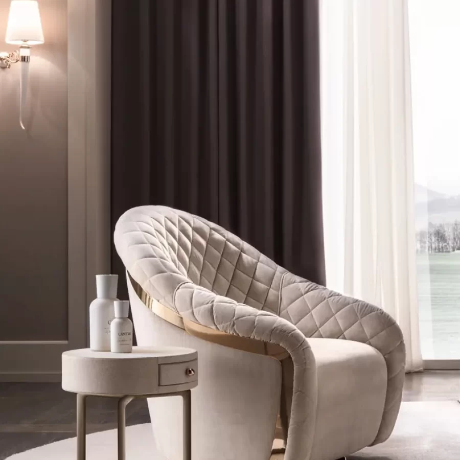 Portofino Armchair by Cantori, Living Room Furniture